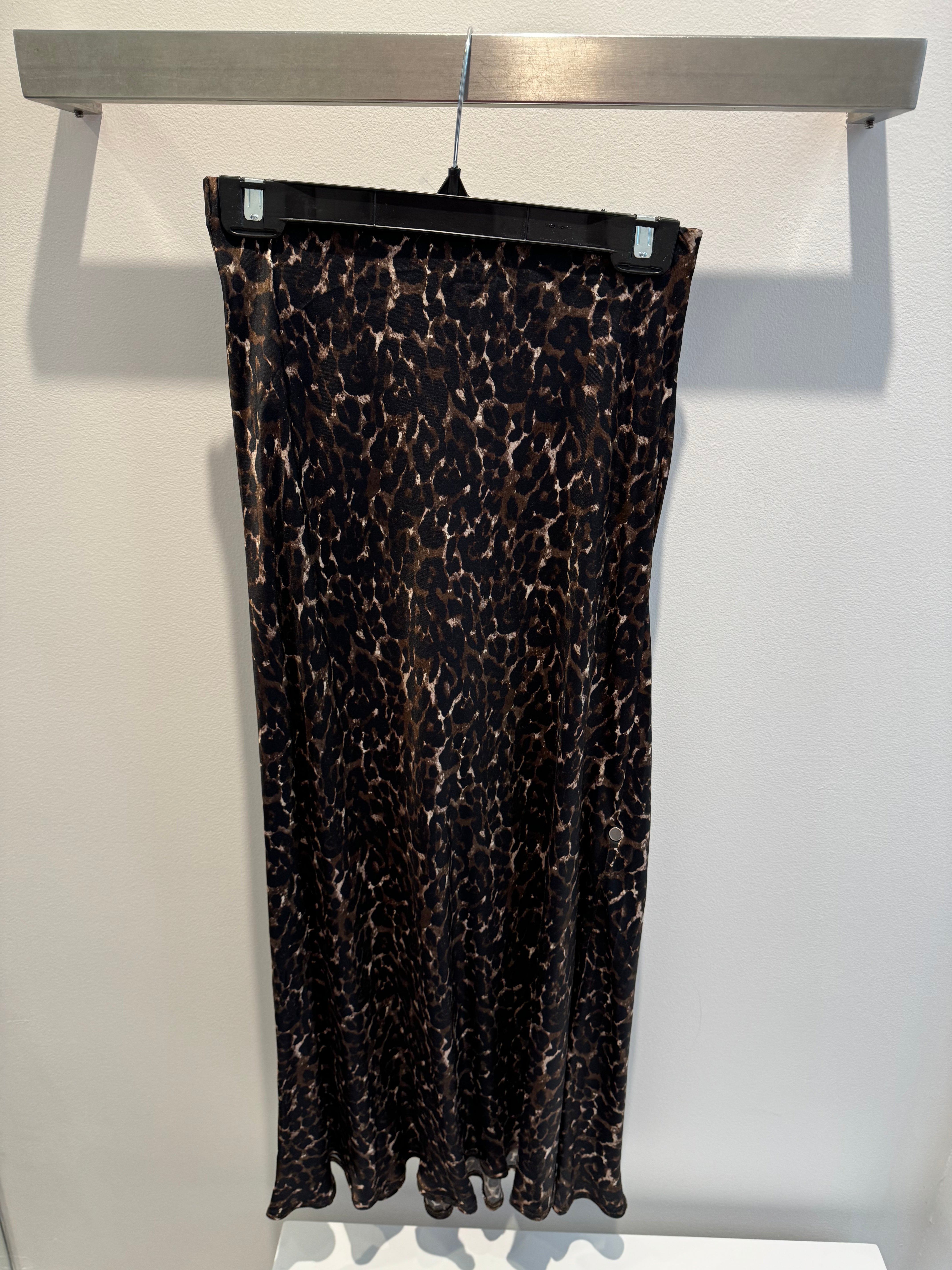 Taylor Rose Leopard Long Skirt