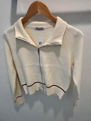 Bubu③ J726 Mock neck full zip up – Havana Jeans