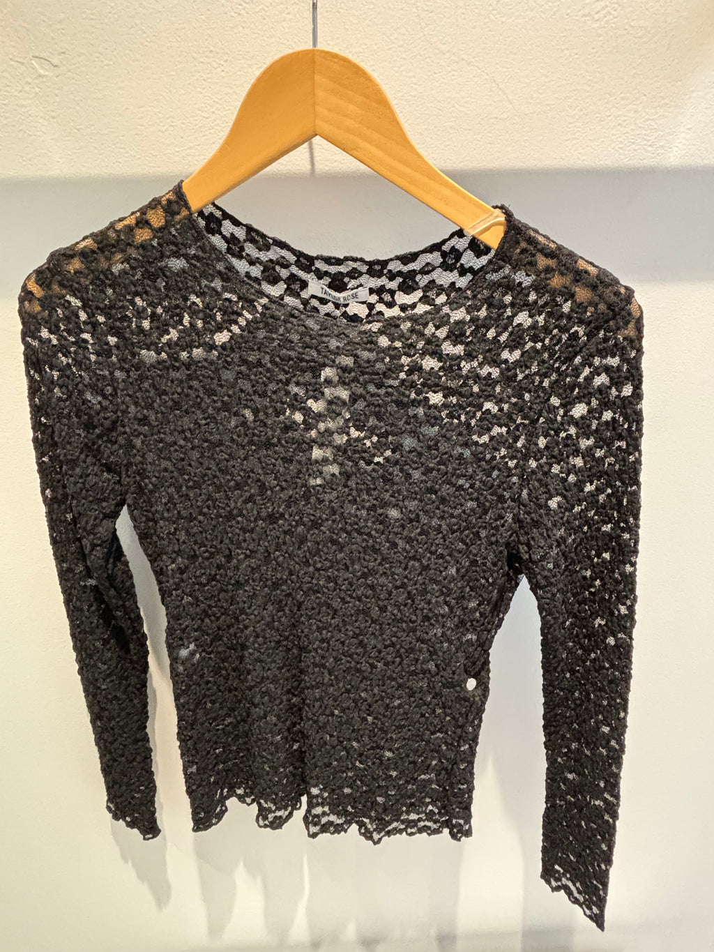 Long sleeve lace top