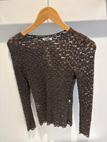 Long sleeve lace top