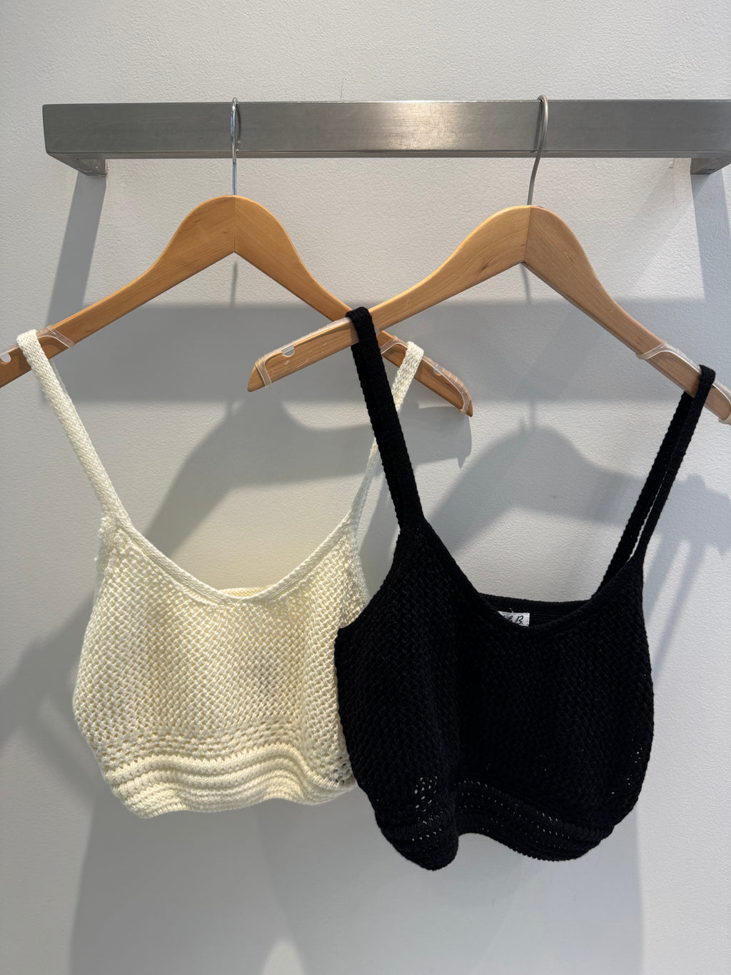 Cropped Crochet Tank