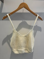 Cropped Crochet Tank