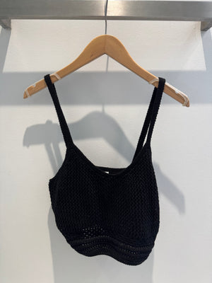 Cropped Crochet Tank