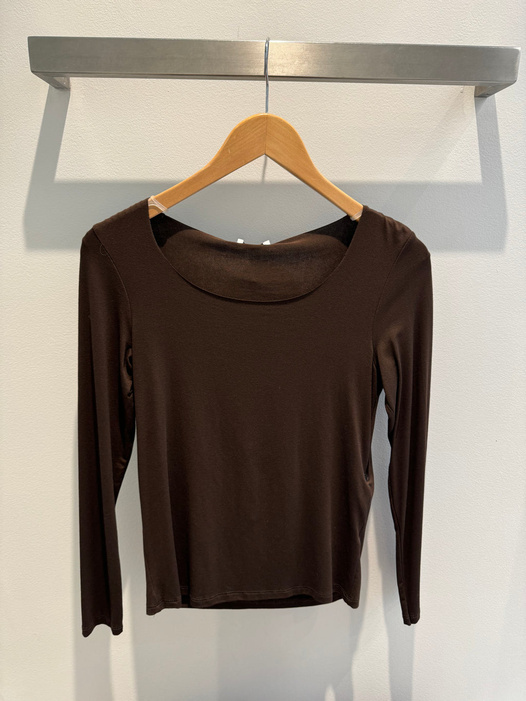 Taylor Rose Boat Neck Long Sleeve Top