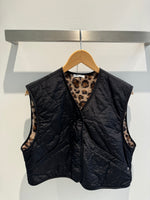 Taylor Rose Leopard Lined Vest