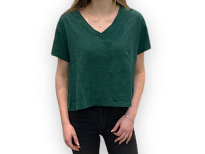 V-Neck Tee Slub